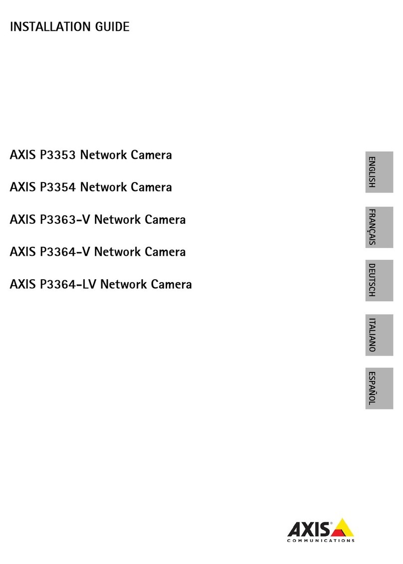 Axis AXIS P3353 User manual