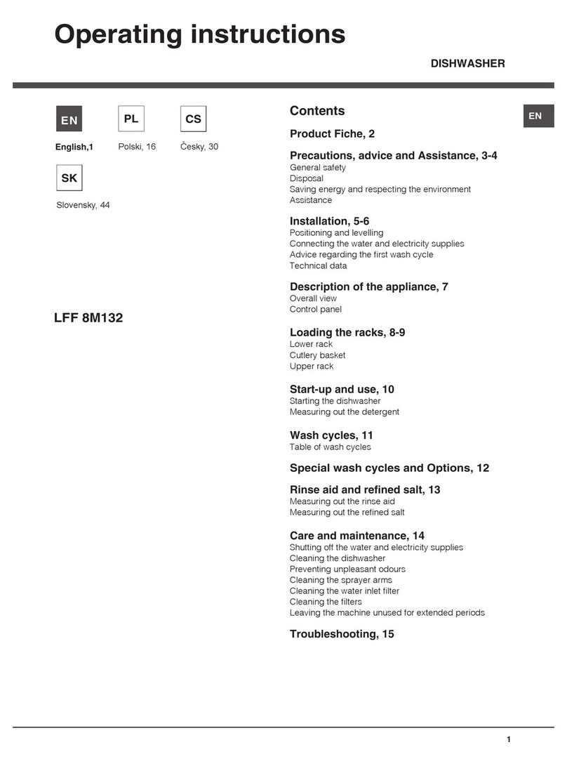Ariston LFF 8M132 User manual