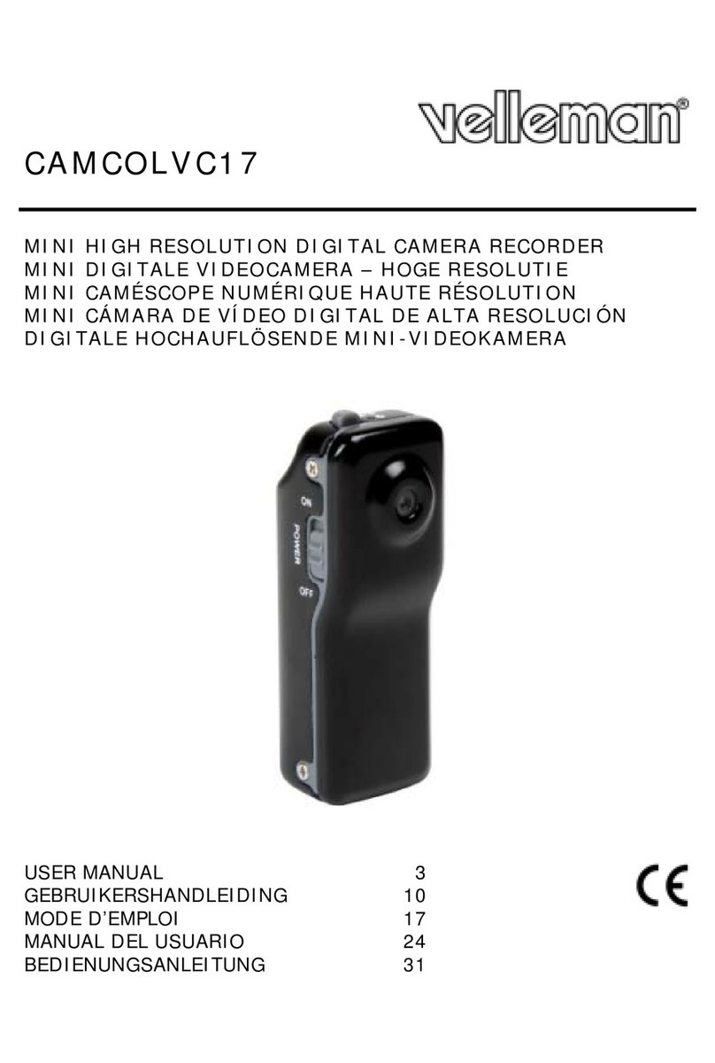 Velleman CAMCOLVC17 user manual