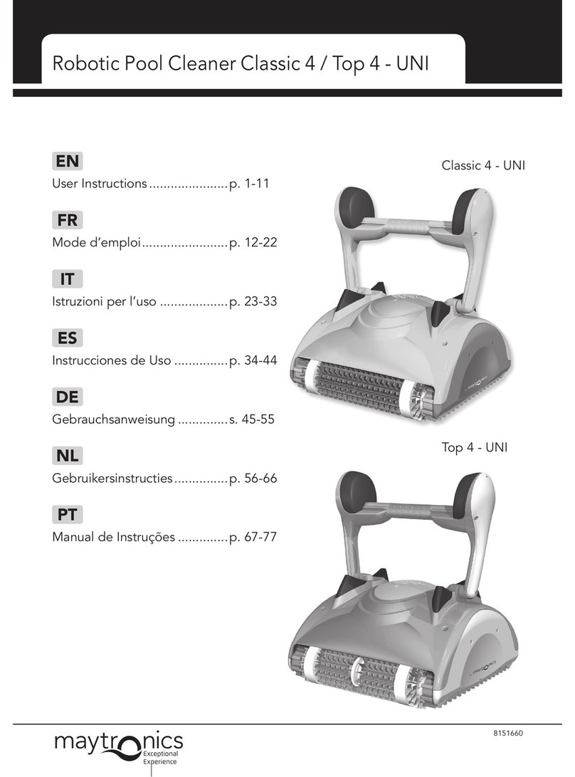 Maytronics Classic 4-UNI User instructions