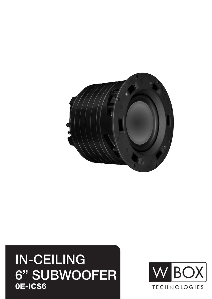 W Box Technologies 0E-ICS6 manual