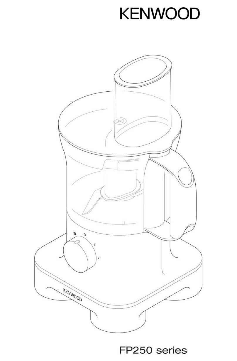 Kenwood FP250 series User manual