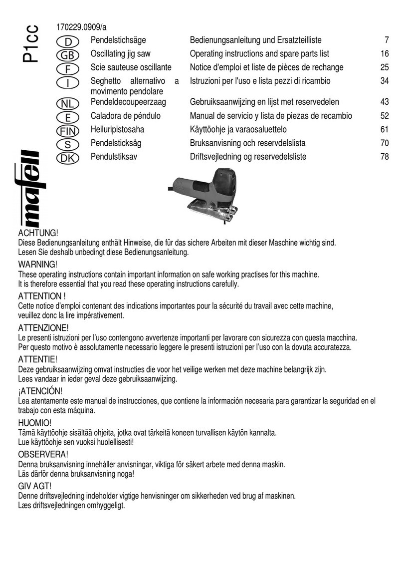 Mafell P1CC Series Guide