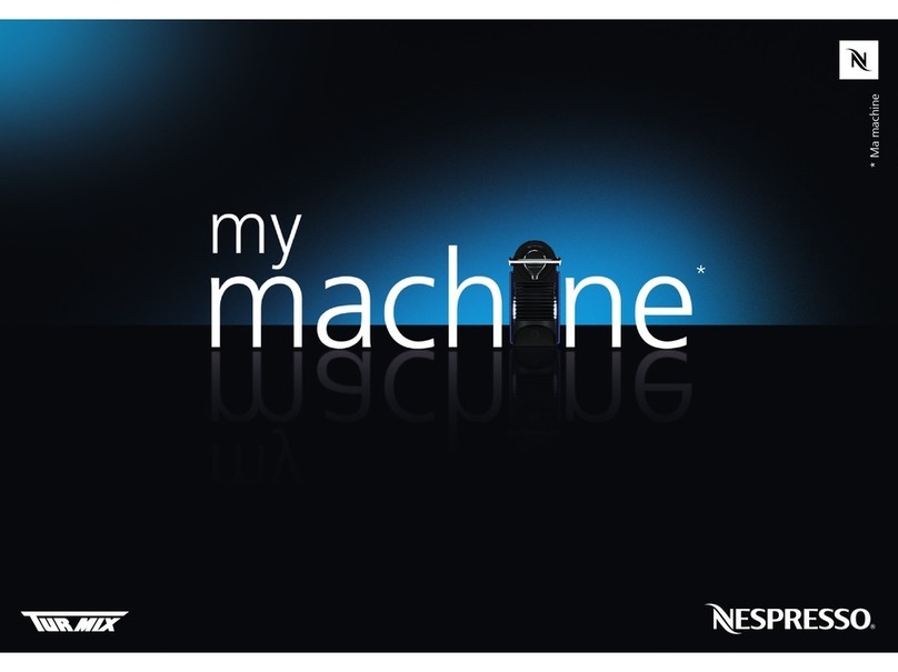 Nespresso TX 160 PIXIE User manual