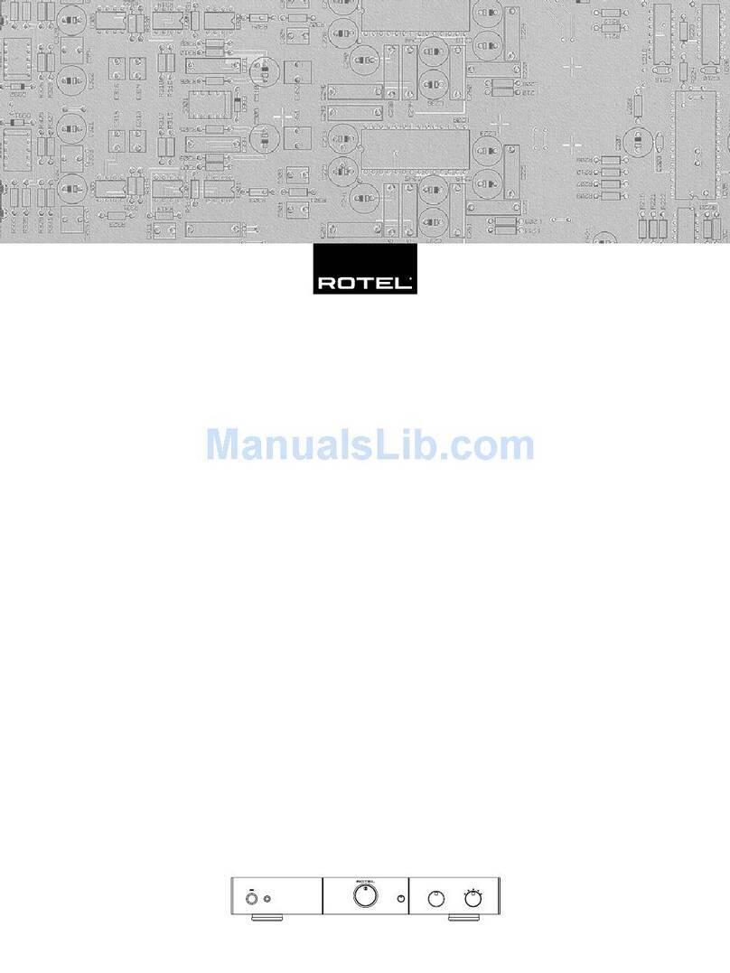 Rotel RC-03 User manual