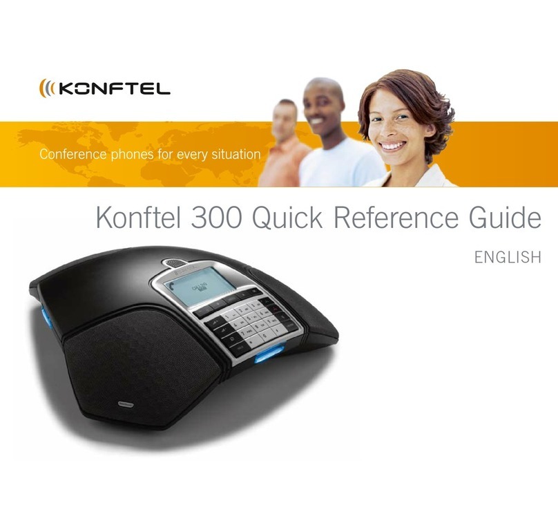 Konftel Konftel 300 User manual Konftel Konftel 300 User manual