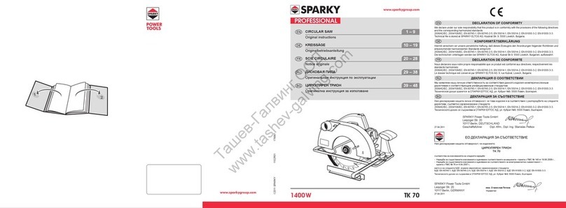 Sparky Group TK 70 Original instructions