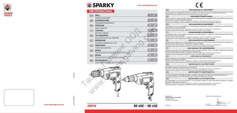Sparky Group BR 60E Original instructions