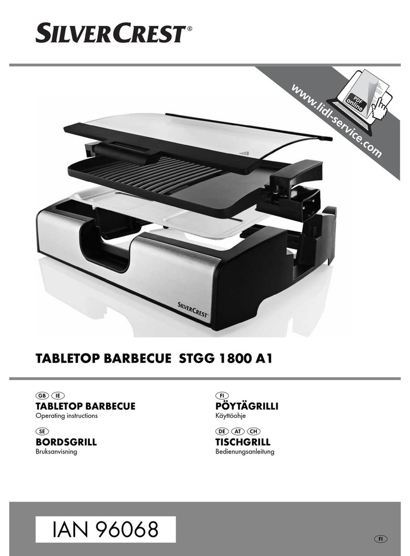 Silvercrest STGG 1800 A1 User manual Silvercrest STGG 1800 A1 User manual