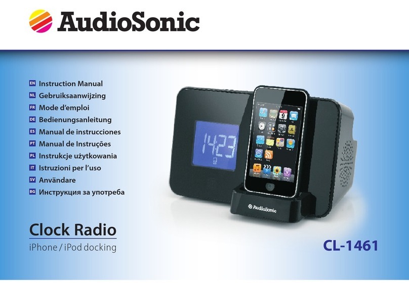 AudioSonic CL-1461 instruction manual