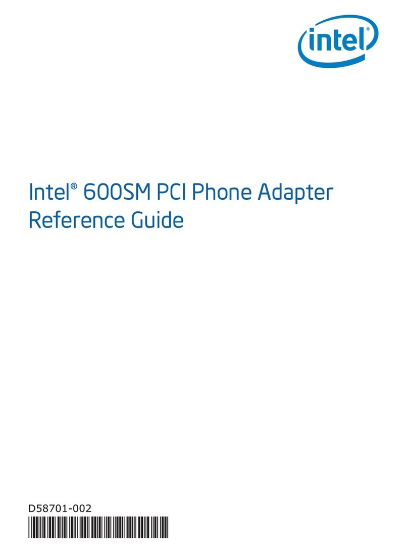 Intel 600SM reference guide