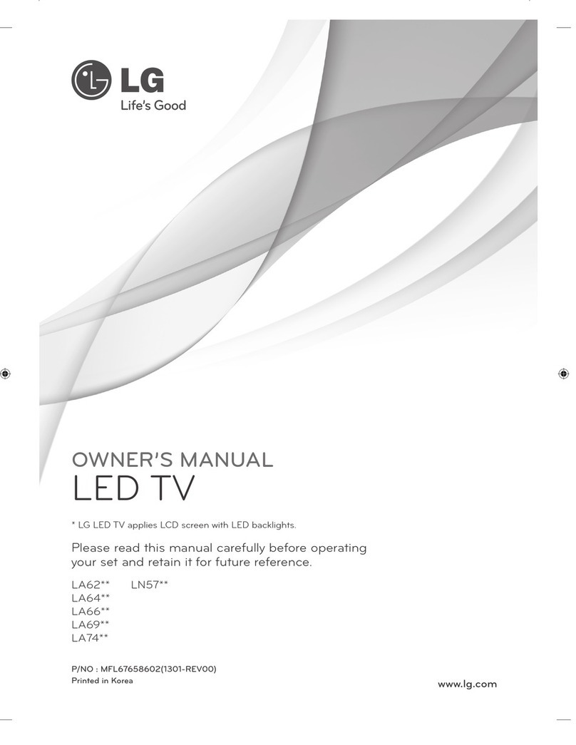 LG LA62 Series owner's manual