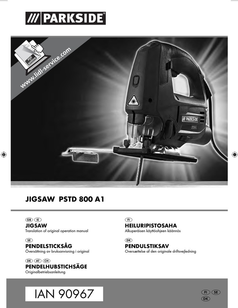 Parkside PSTD 800 A1 Quick start guide