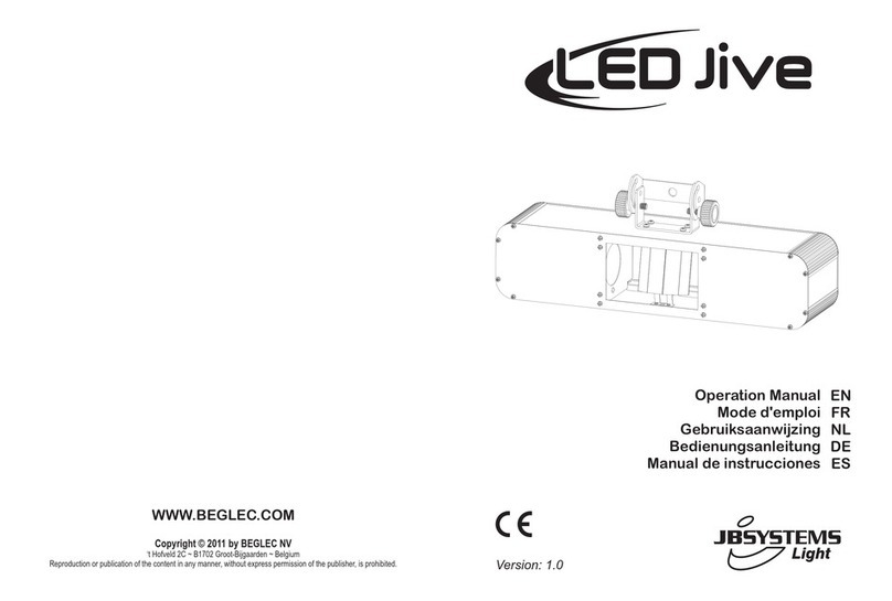 JB Systems LED jive User manual
