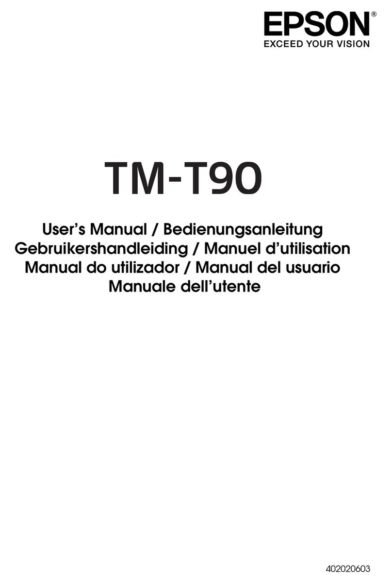 Epson TM-T90 User manual