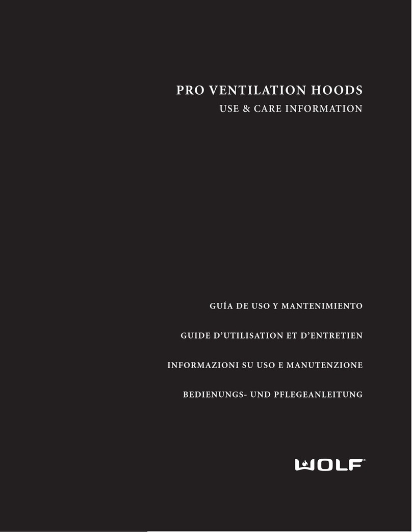 Wolf ICBPW482418 Use & care information