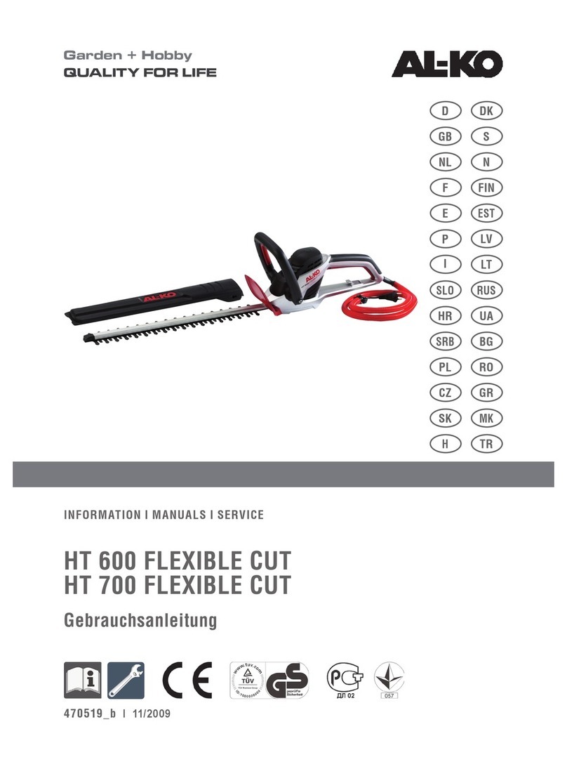 AL-KO HT 600 FLEXIBLE CUT instruction manual