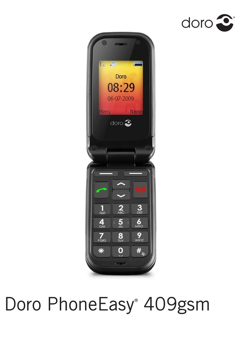 Doro PhoneEasy 409gsm User manual