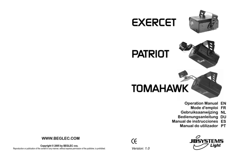 JB Systems Exercet Operation manual