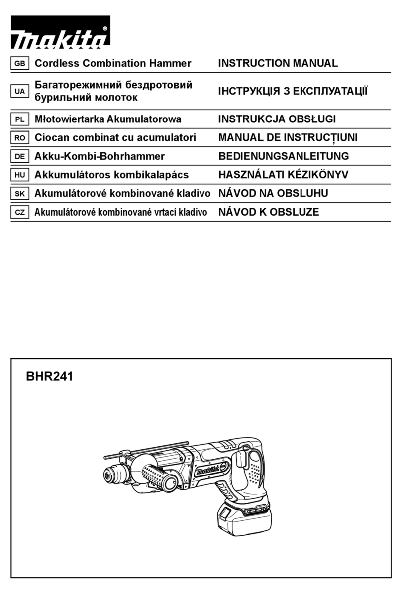 Makita BHR241 instruction manual