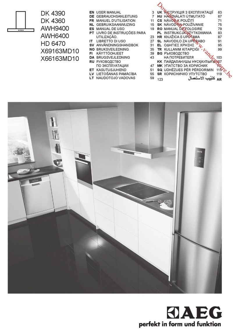 AEG DK 4390 User manual