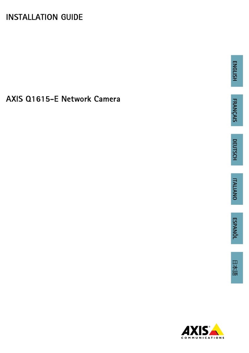 Axis Q1615-E MKII User manual