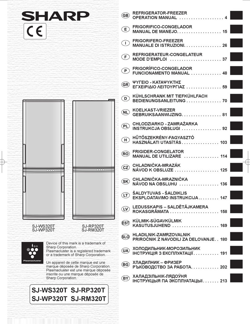 Sharp SJ-WS320T User manual