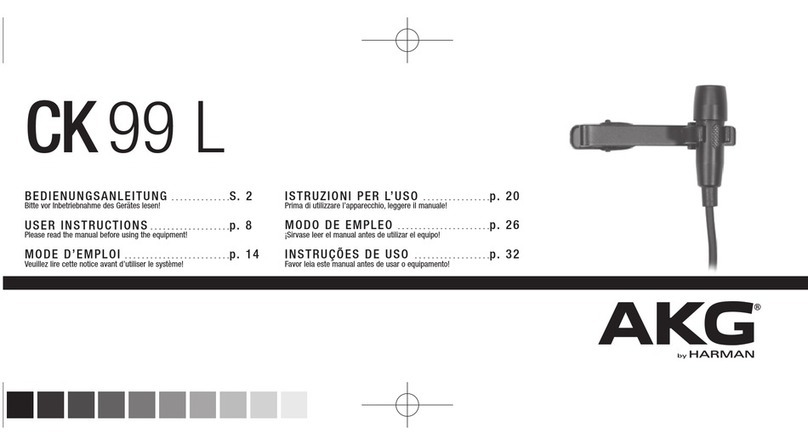 AKG CK99L User instructions