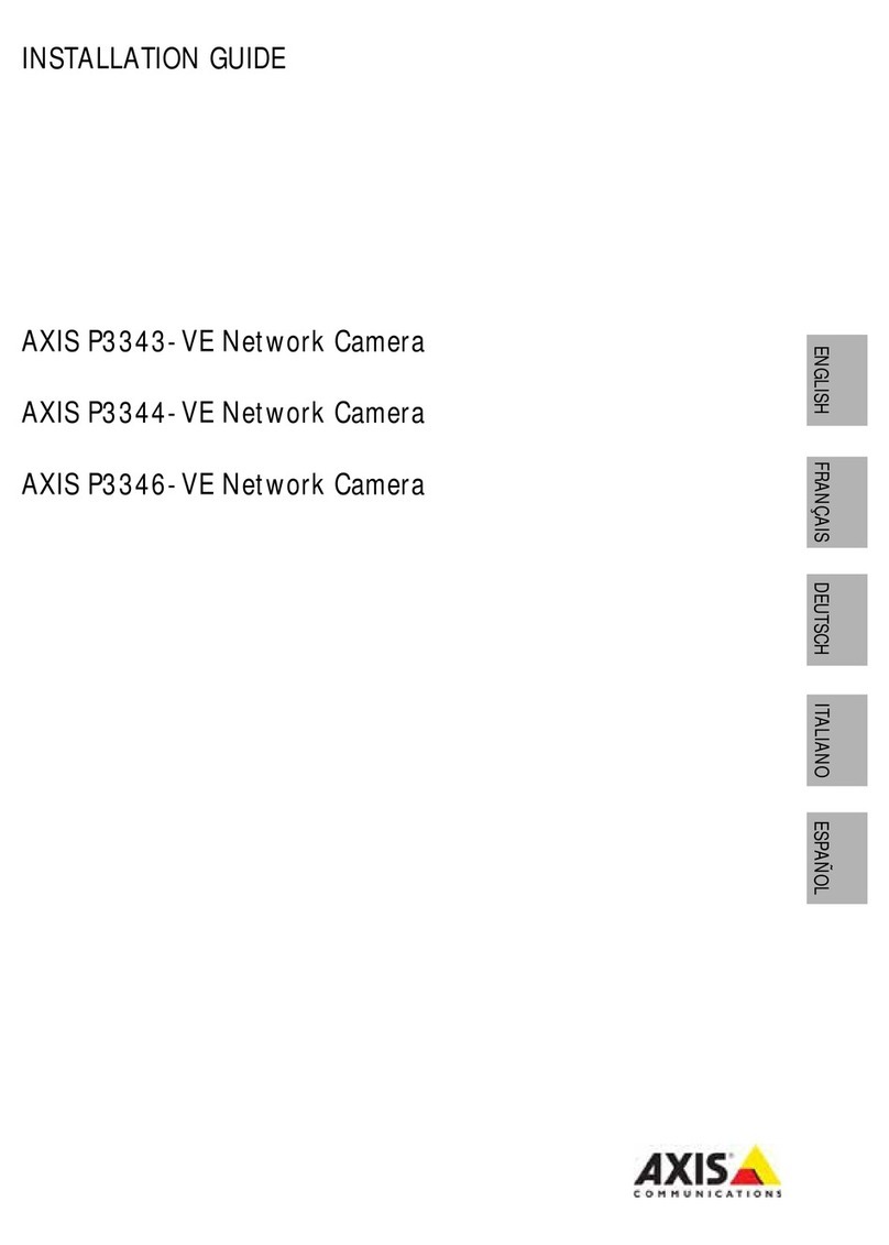 Axis P3344-VE User manual
