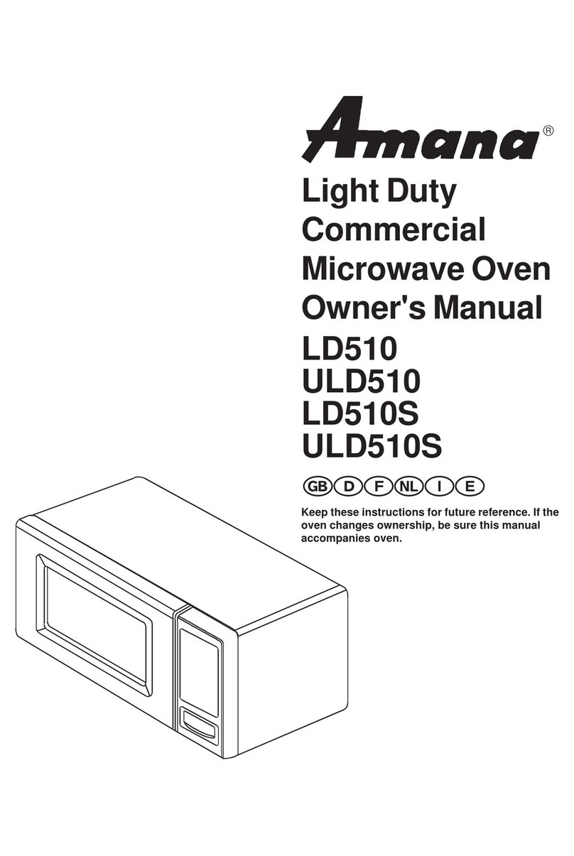 Amana LD510 owner's manual