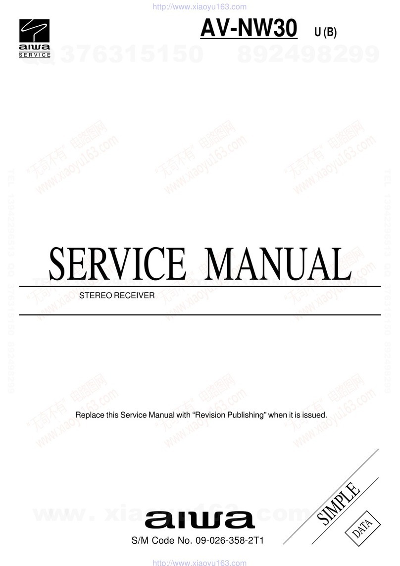 Aiwa AV-NW30, AV-NW31 Building instructions Aiwa AV-NW30, AV-NW31 Building instructions