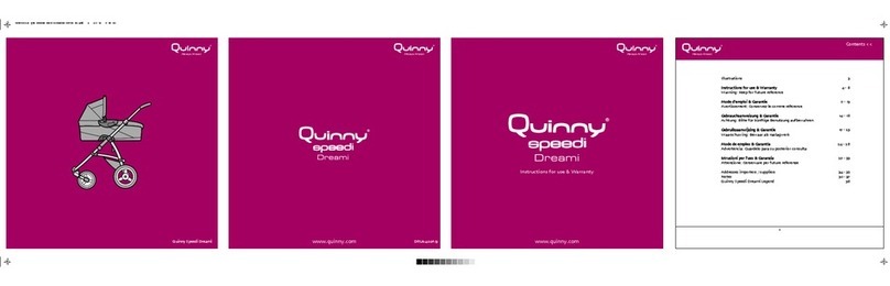 Quinny Speedi Dreami DRU0466A13 Instructions for use & warranty