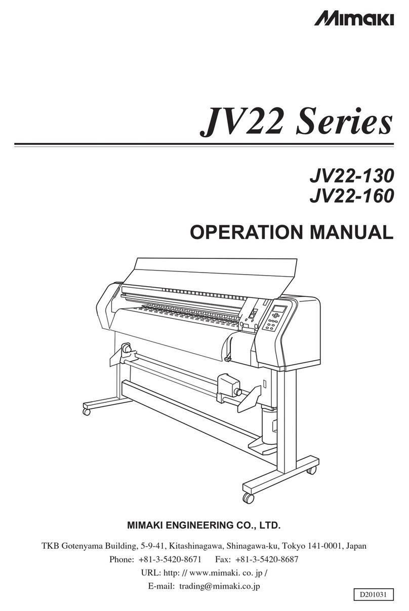 MIMAKI JV22-130 Operation manual