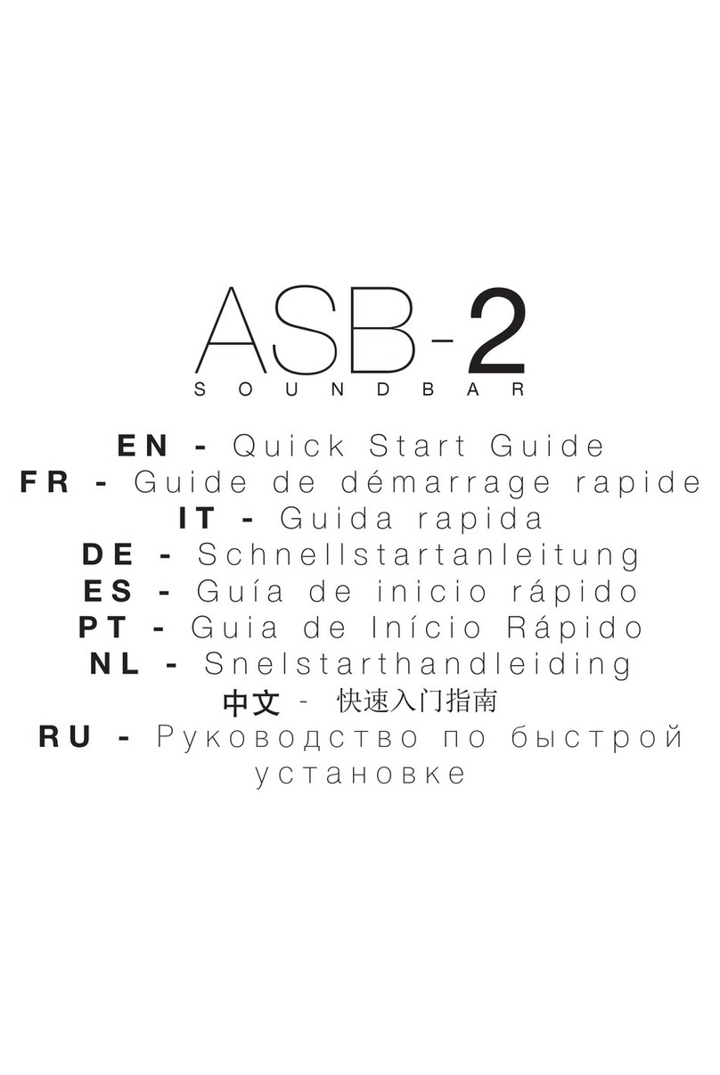 Monitor Audio ASB-2 User manual Monitor Audio ASB-2 User manual