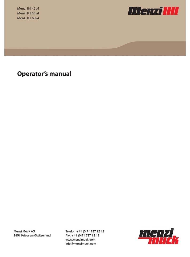 Menzi Muck Menzi IHI 45v4 Operator's manual