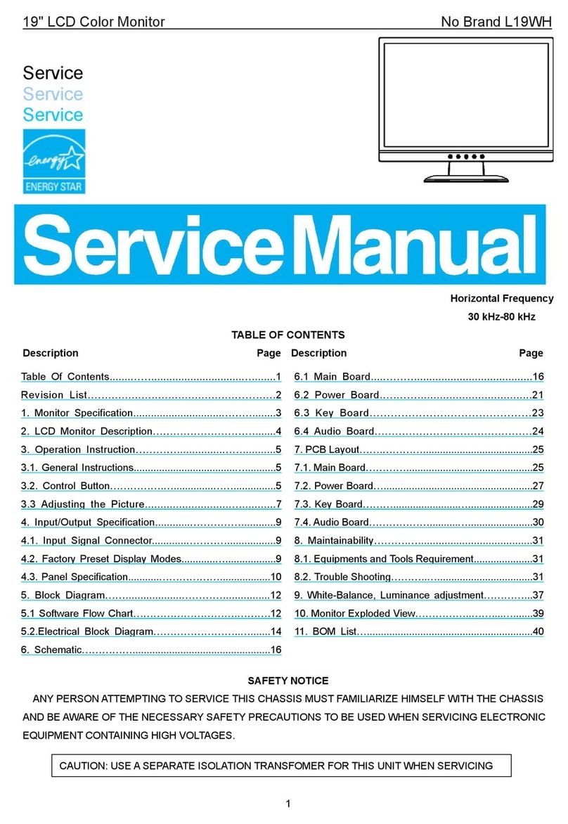 AOC L19WH User manual