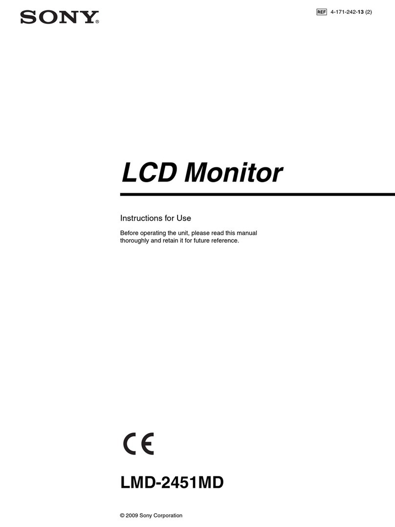 Sony LMD2451MD User manual