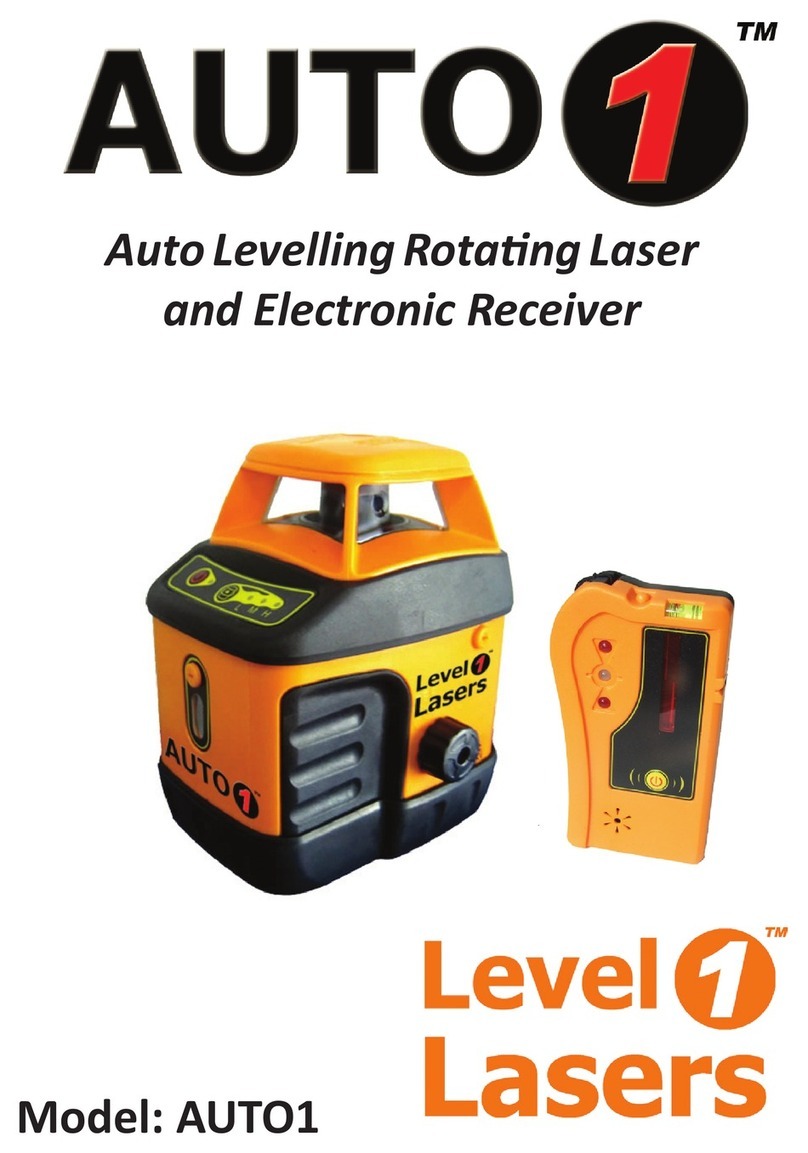 Level 1 Lasers AUTO1 User manual