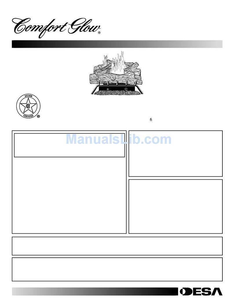 Comfort Glow CGD3018P OWNER'S OPERATION AND INSTALLATION MANUAL