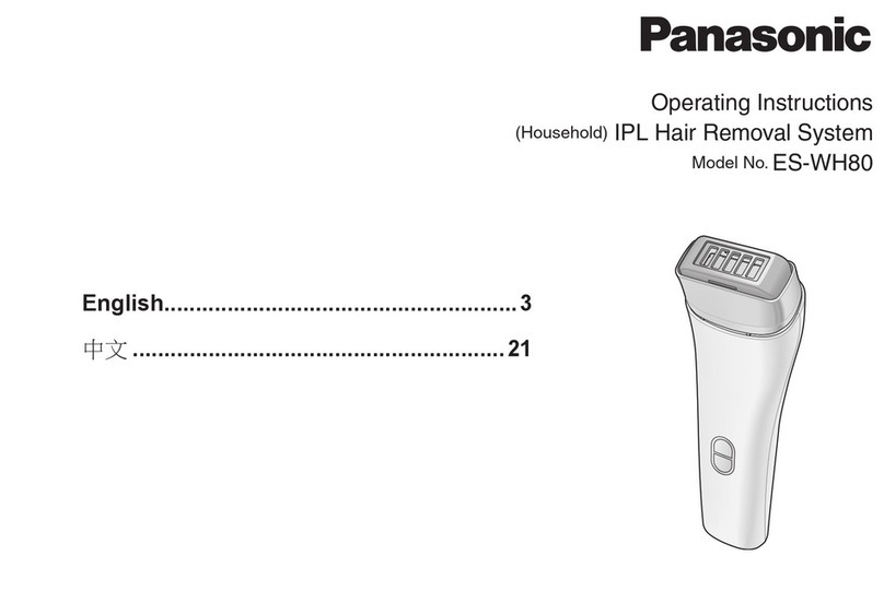 Panasonic ES-WH80 operating instructions