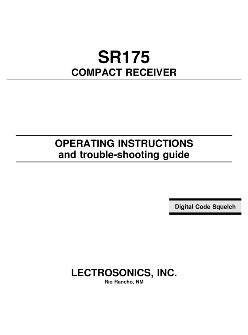 Lectrosonics SR175 User manual