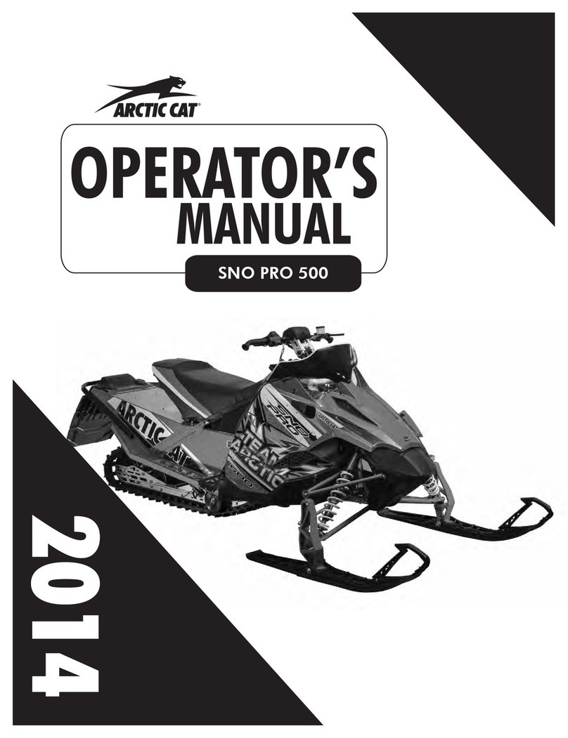 Arctic Cat 2014 SNO PRO 500 Operator's manual