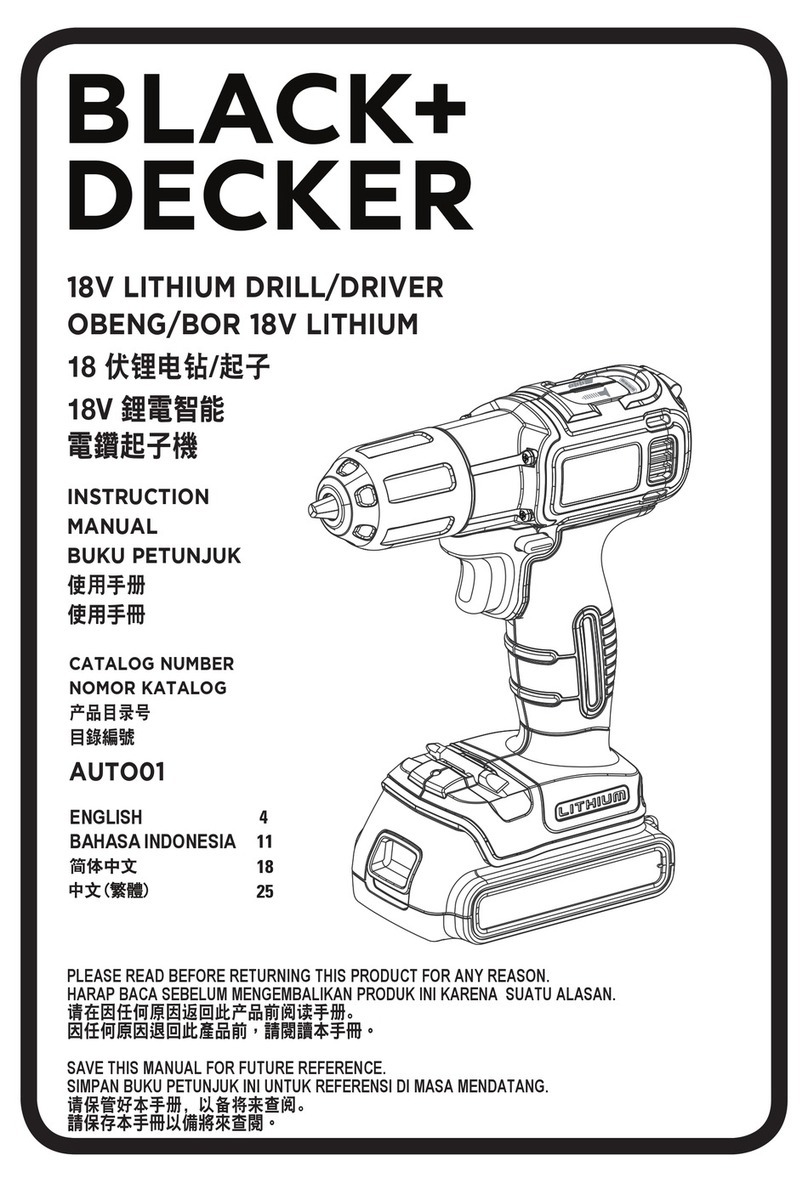 Black & Decker AUTO01 User manual