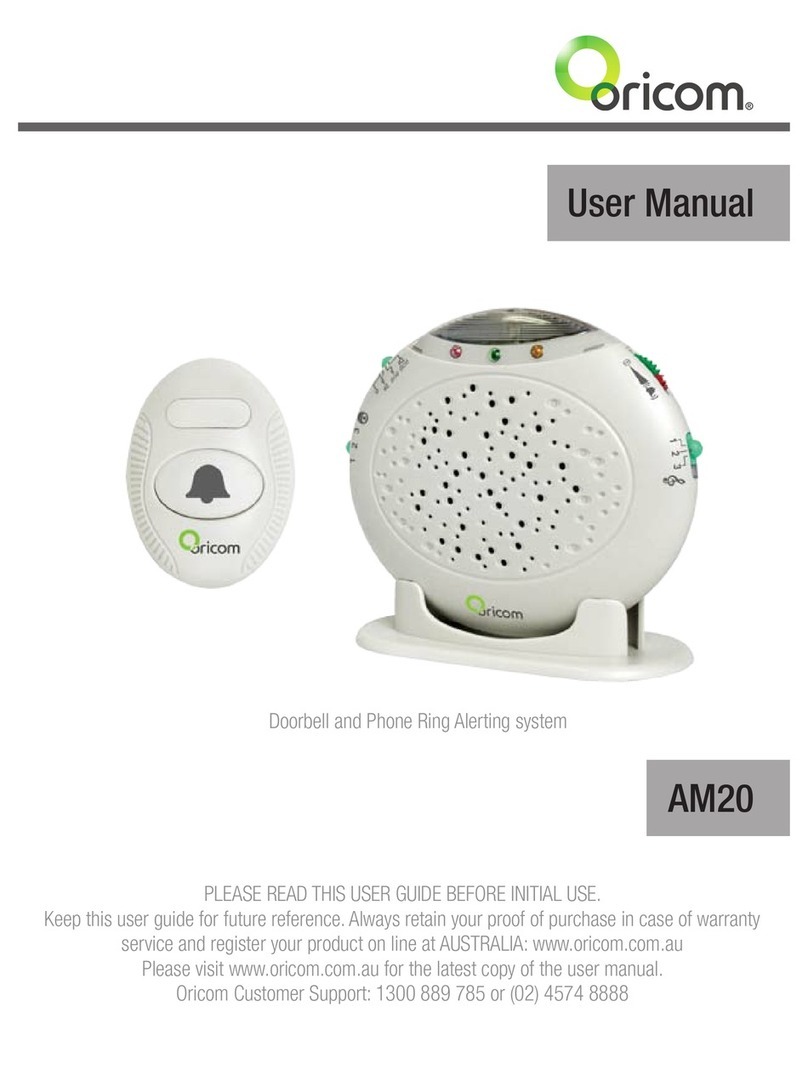 Oricom AM20 user manual