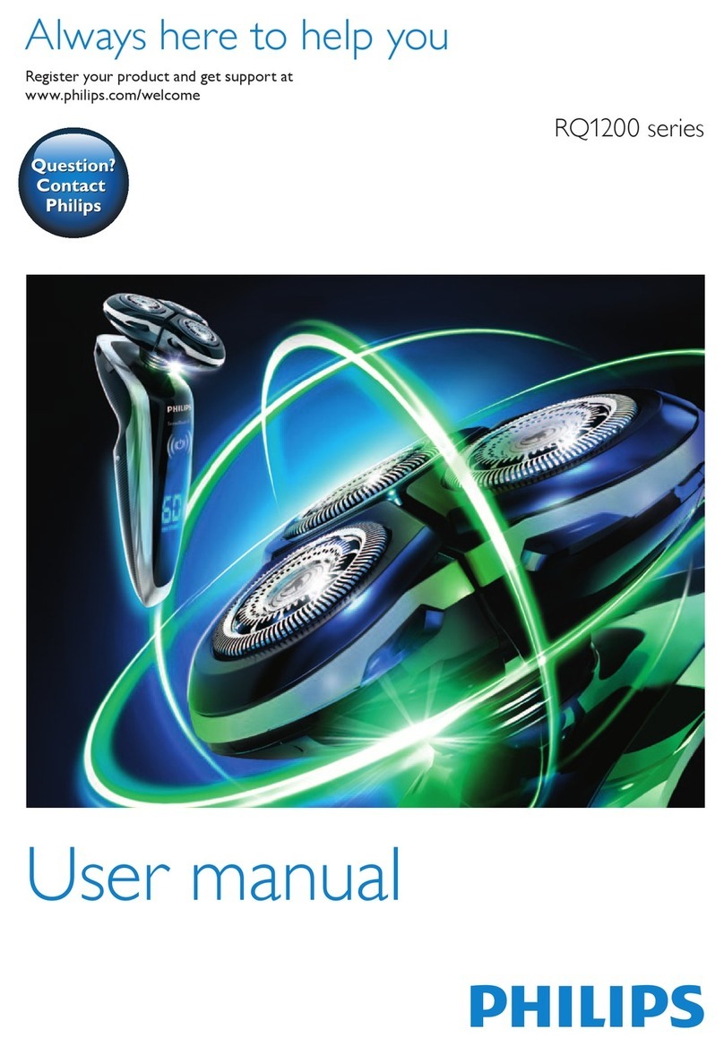 Philips RQ1200 series User manual