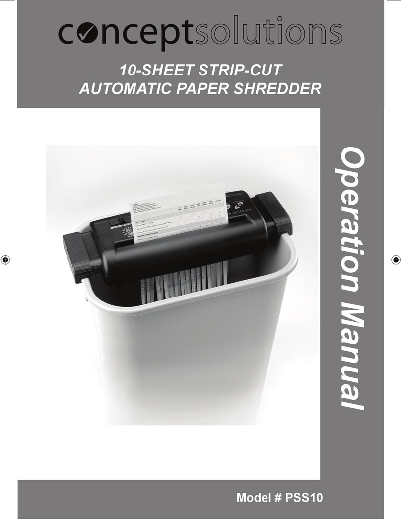 Concept Solutions PSS10 Operation manual