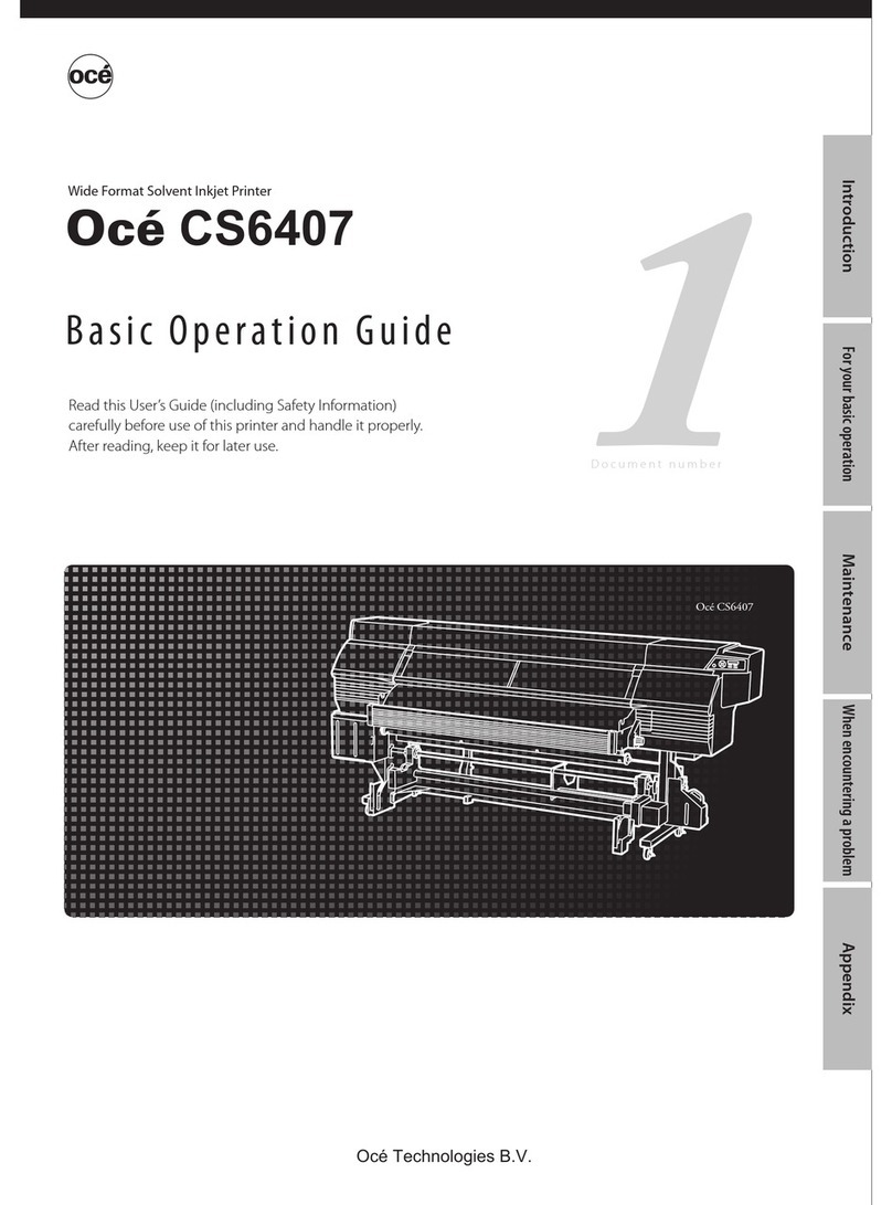 Oce CS6407 Assembly instructions