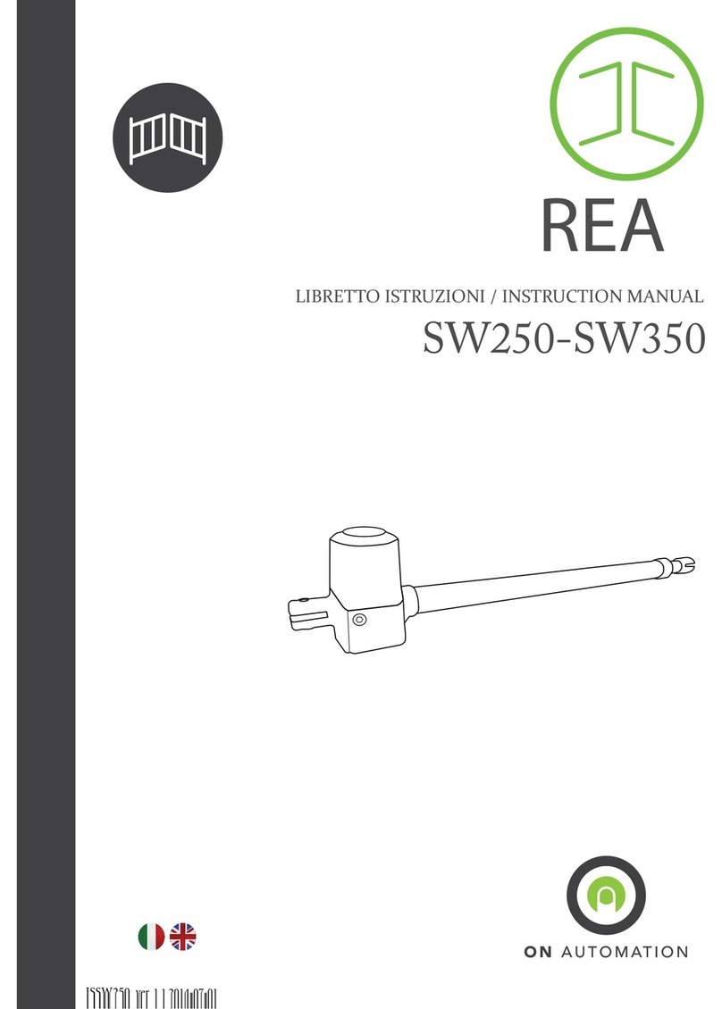 REA SW250 instruction manual