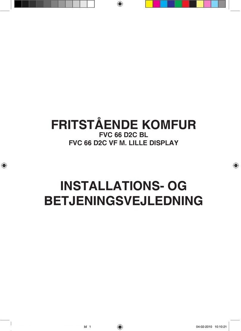 Vestfrost FVC 66 Omega Operating and installation instructions