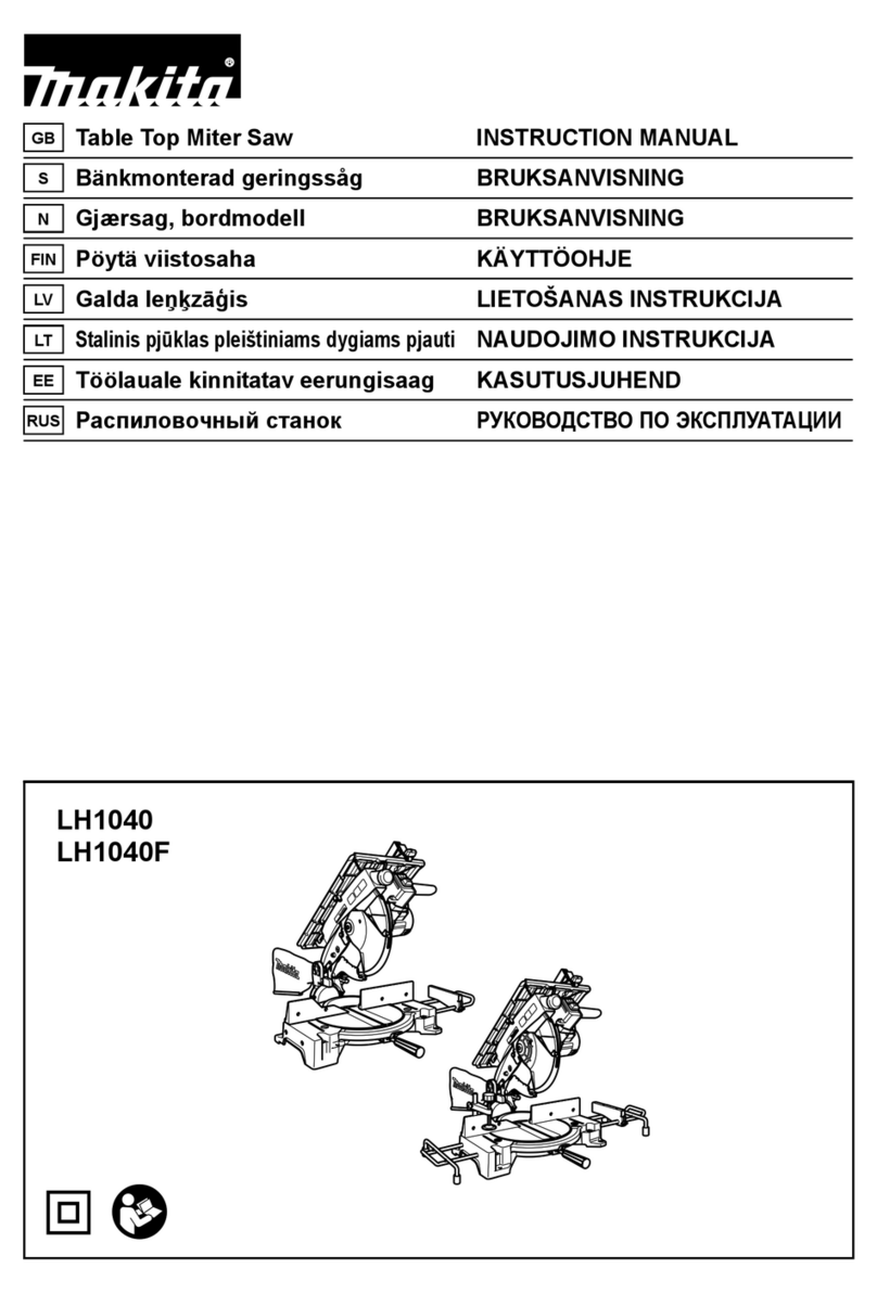 Makita LH1040 User manual